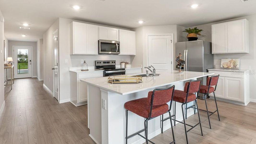 Furnished interior view inside a new home in Mandarin Grove, Palmetto (Image 8).