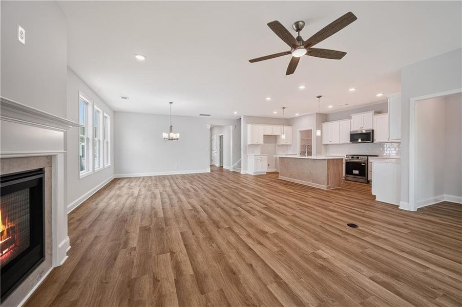 Spacious, unfurnished interior of a new home in , Hiram (Image 18).