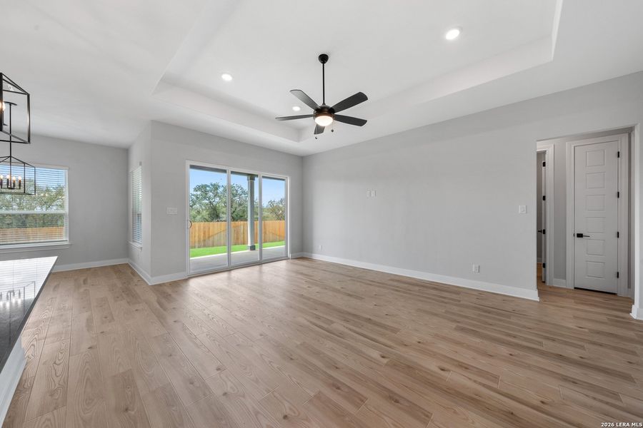 Spacious, unfurnished interior of a new home in Potranco West, Castroville (Image 15). Spacious, unfurnished interior of a new home in Potranco West, Castroville (Image 15).