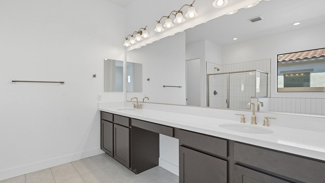 Furnished interior view inside a new home in Hacienda at Estrella, Goodyear (Image 32).