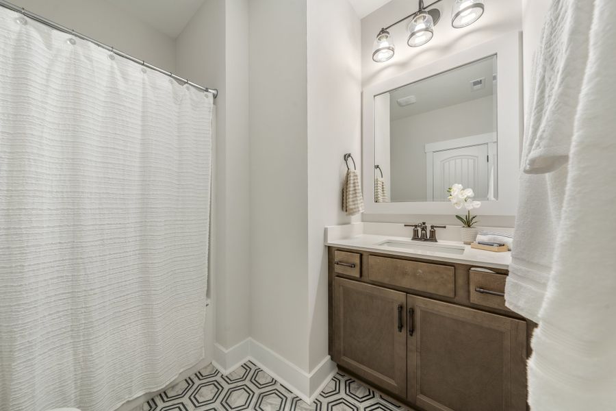 Furnished interior view inside a new home in , Shallotte (Image 24).