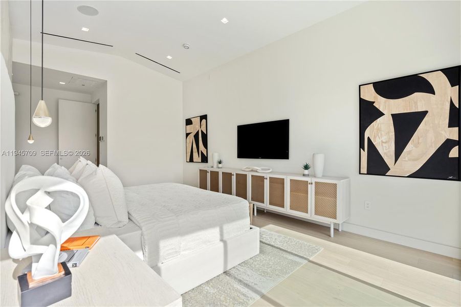 Furnished interior view inside a new home in , Miami Beach (Image 13).