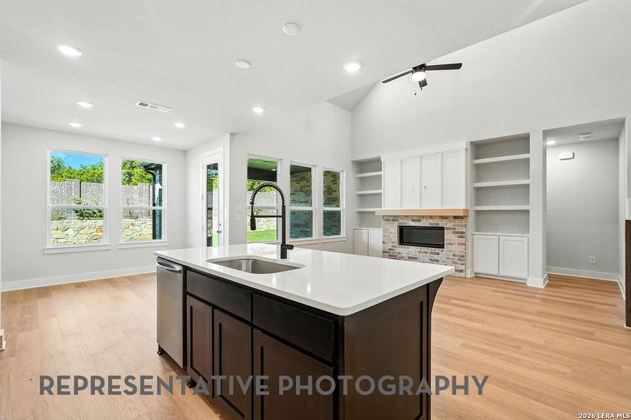 Furnished interior view inside a new home in The Crossvine, Schertz (Image 6). Furnished interior view inside a new home in The Crossvine, Schertz (Image 6).