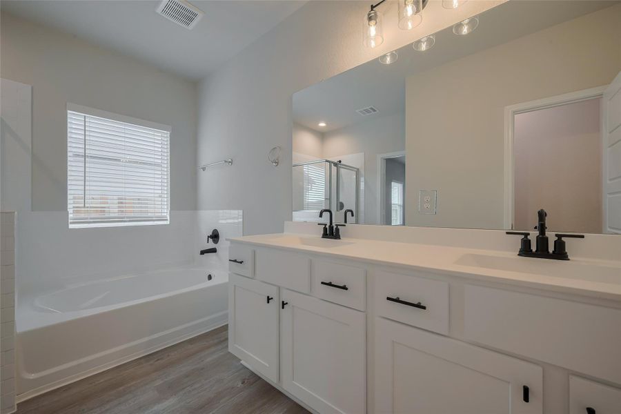 Furnished interior view inside a new home in La Segarra, Brookshire (Image 36). Furnished interior view inside a new home in La Segarra, Brookshire (Image 36).