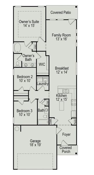 2D floor plan layout of this home in Trails at Woodhaven Lakes 45's, La Marque, TX (Image 2). 2D floor plan layout of this home in Trails at Woodhaven Lakes 45's, La Marque, TX (Image 2).