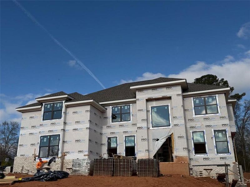 In-progress construction of a new home in , Conyers, GA (Image 34).