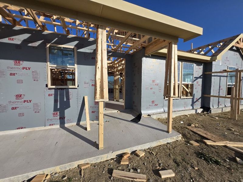 In-progress construction of a new home in Hillview Addition, Decatur, TX (Image 4). In-progress construction of a new home in Hillview Addition, Decatur, TX (Image 4).