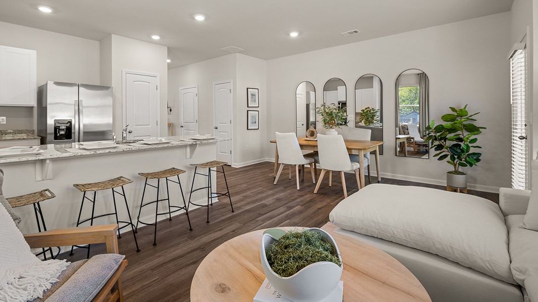 Furnished interior view inside a new home in Old Summerville Village, Rome (Image 13).