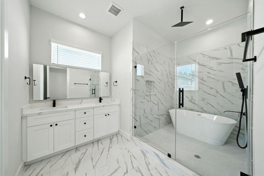 Furnished interior view inside a new home in Bauer Crossing, Houston (Image 8). Furnished interior view inside a new home in Bauer Crossing, Houston (Image 8).