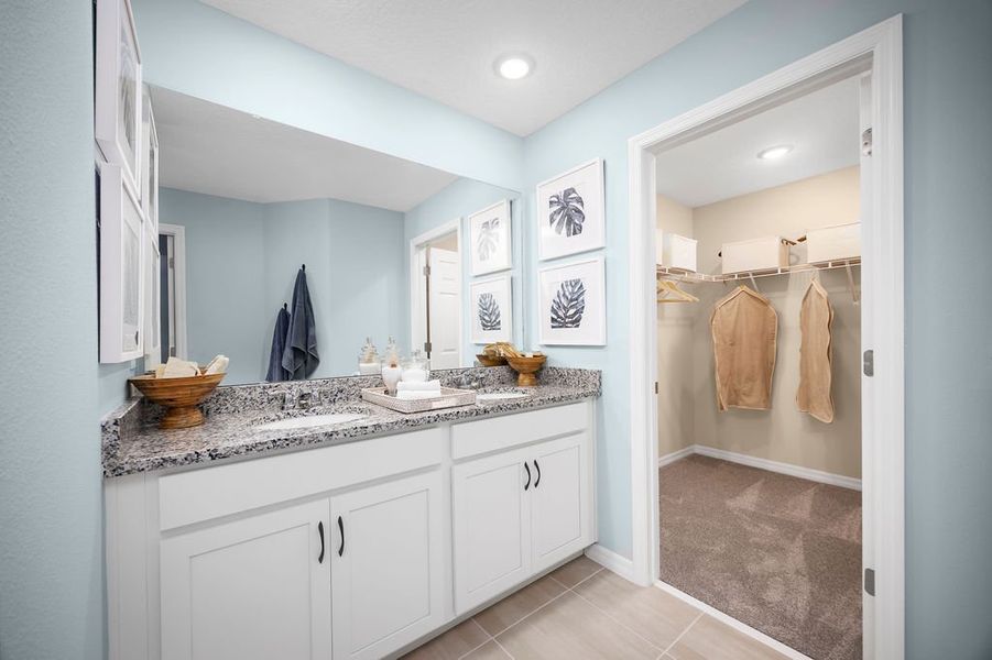 Representative furnished interior of a home built from the Cape by Risewell Homes in Marion Ridge, Haines City (Image 14).