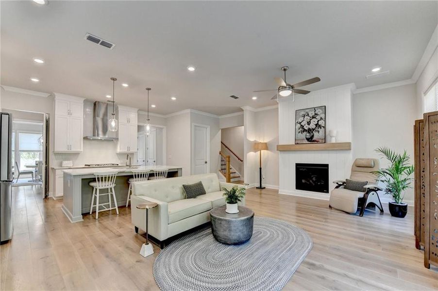 Furnished interior view inside a new home in , Canton (Image 31).