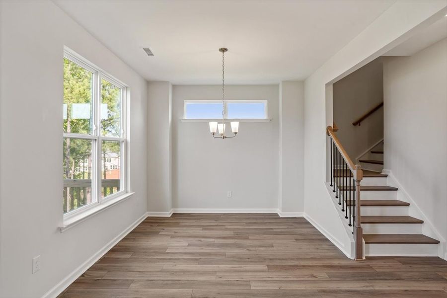 Spacious, unfurnished interior of a new home in Sweetbrier, Durham (Image 22).