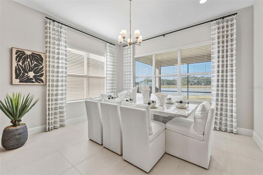 Furnished interior view inside a new home in Valencia Ridge, Wesley Chapel (Image 7).