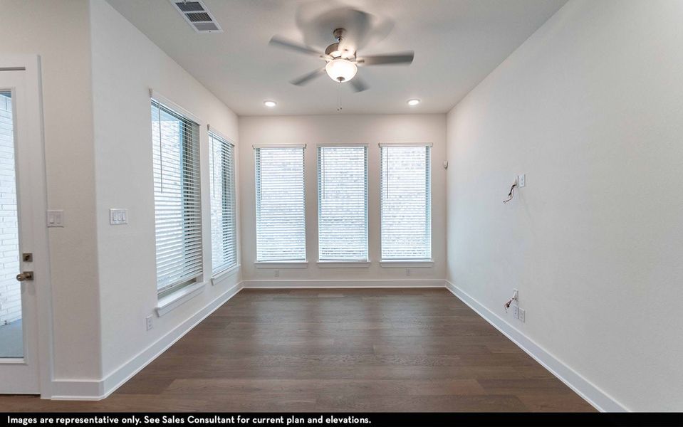 Representative unfurnished interior of a home built from the Shasta by CastleRock Communities in The Summit at Center Stage, Keller (Image 18).