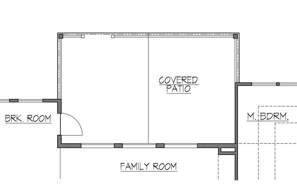 2D floor plan layout for the 3835 by Texas Homes in Potranco Acres, Castroville, TX (Image 6).