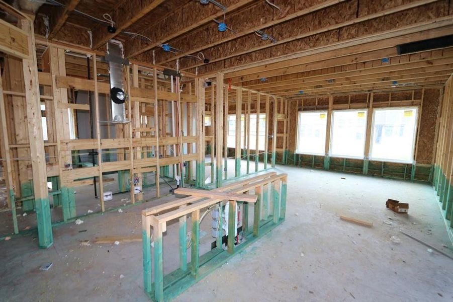 Spacious, unfurnished interior of a new home in Brookewater 55’ Homesites, Rosenberg (Image 5). Spacious, unfurnished interior of a new home in Brookewater 55’ Homesites, Rosenberg (Image 5).