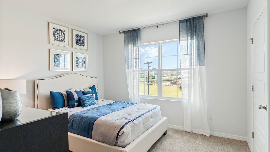 Furnished interior view inside a new home in Fox Branch, Lakeland (Image 34).