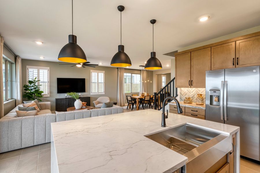 Furnished interior view inside a new home in Waterston Central, Gilbert (Image 6).