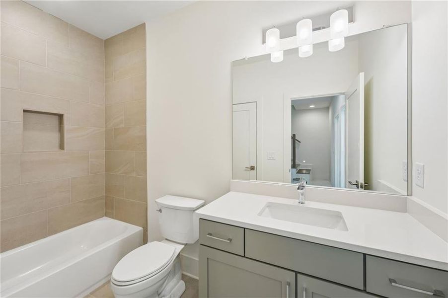 Furnished interior view inside a new home in , Decatur (Image 12).