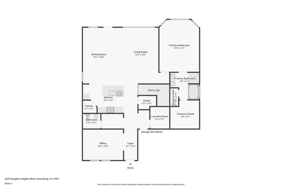 2D floor plan layout of this home in Pine Lake Cove - Classic Series, Montgomery, TX (Image 3).
