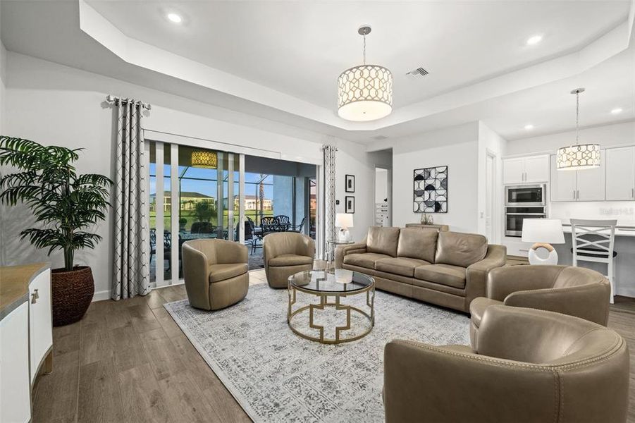 Furnished interior view inside a new home in , Punta Gorda (Image 29).