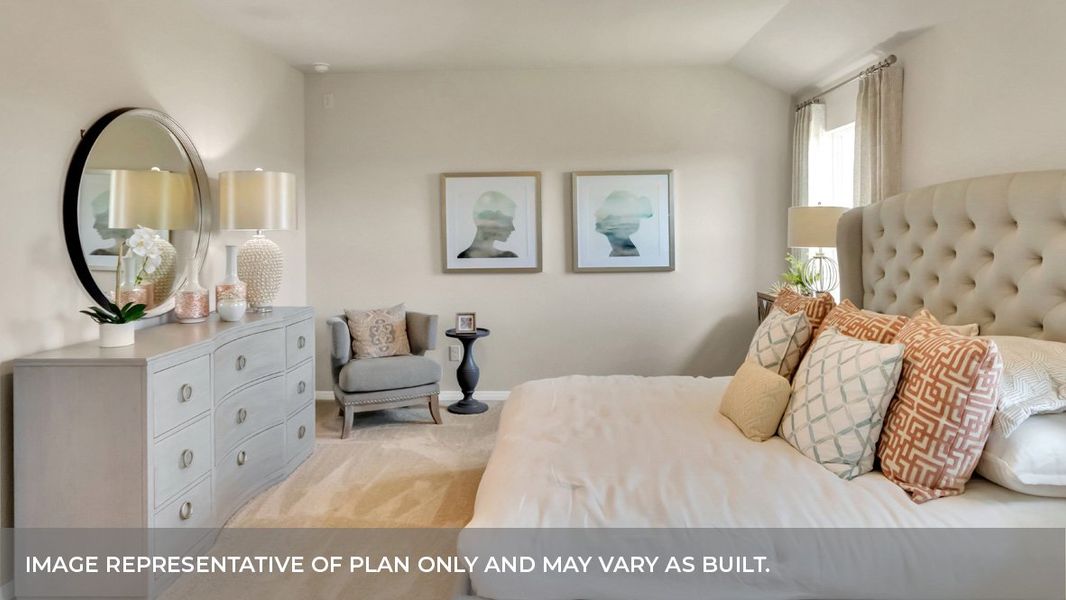 Furnished interior view inside a new home in Carillon, Manor (Image 20).