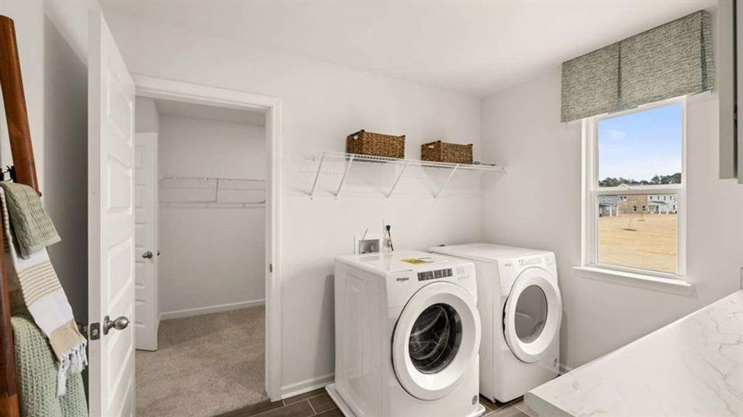 Furnished interior view inside a new home in Heritage Pointe, Senoia (Image 42). Furnished interior view inside a new home in Heritage Pointe, Senoia (Image 42).