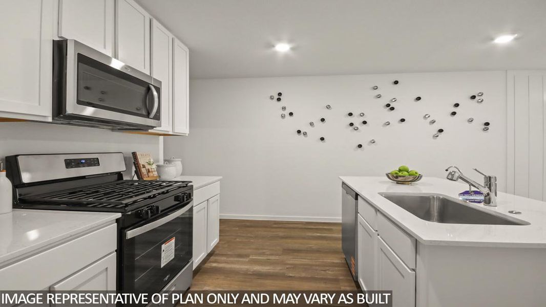 Furnished interior view inside a new home in The Canopies, Splendora (Image 11).