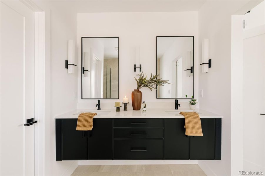 Furnished interior view inside a new home in , Denver (Image 30).