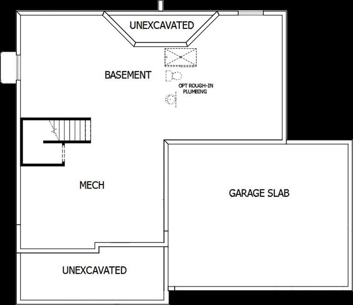 2D floor plan layout of this home in Painted Prairie Heritage Collection, Aurora, CO (Image 6).
