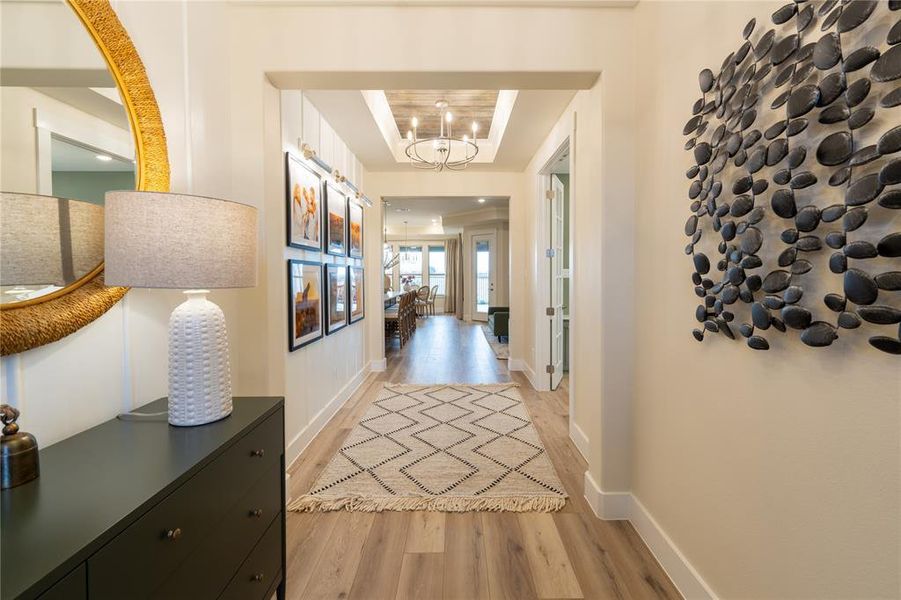 Furnished interior view inside a new home in , Little Elm (Image 8). Furnished interior view inside a new home in , Little Elm (Image 8).