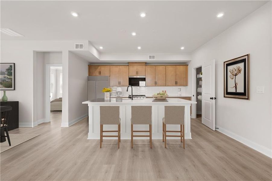 Furnished interior view inside a new home in Gatherings® at GreenHouse, Marietta (Image 18).