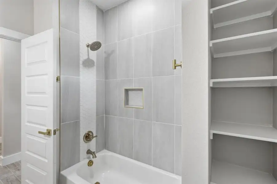 Furnished interior view inside a new home in , Ennis (Image 11).