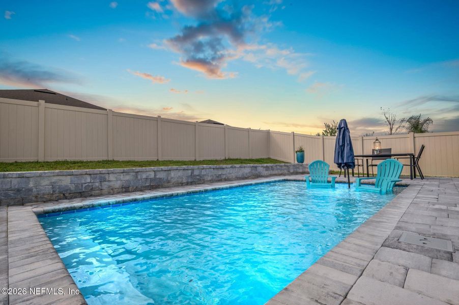 Exterior details and patio area of a home in Dorado at Entrada, St. Augustine (Image 31).