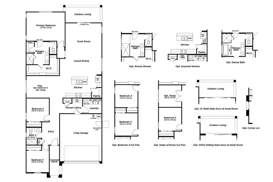 2D floor plan layout of this home in Saguaro Hills at Vistancia, Peoria, AZ (Image 2). 2D floor plan layout of this home in Saguaro Hills at Vistancia, Peoria, AZ (Image 2).