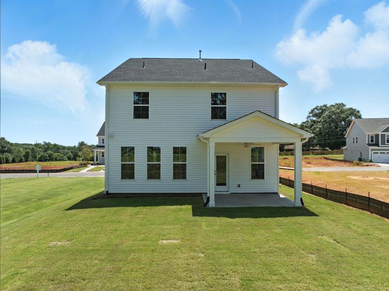 Front exterior of a new home in Six Oaks, Summerville, SC, highlighting curb appeal (Image 23).