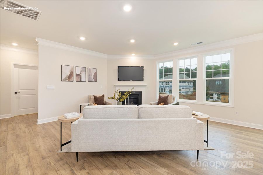 Furnished interior view inside a new home in Oak Grove Hill, Huntersville (Image 17).