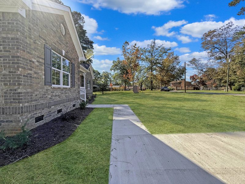 Exterior details and patio area of a home in , Orangeburg (Image 3). Exterior details and patio area of a home in , Orangeburg (Image 3).