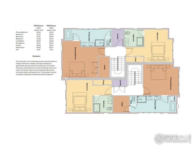 2D floor plan layout of this home in , Denver, CO (Image 30).