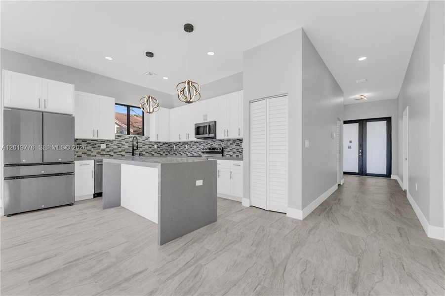 Furnished interior view inside a new home in , Fort Lauderdale (Image 9).
