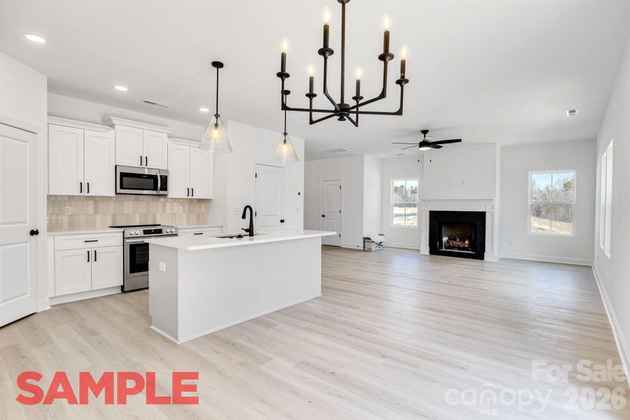 Furnished interior view inside a new home in , Kannapolis (Image 5).