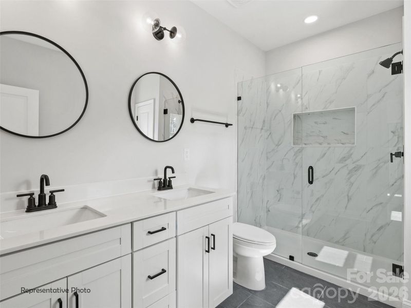 Furnished interior view inside a new home in , Asheville (Image 6).