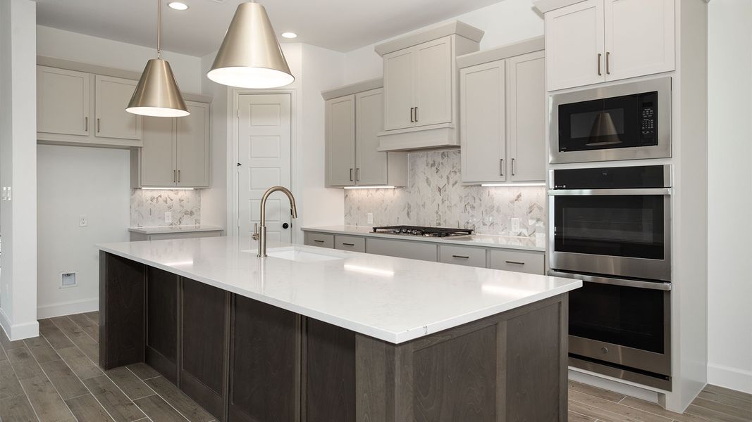 Furnished interior view inside a new home in Legacy Prairie at Katy Court, Katy (Image 6).
