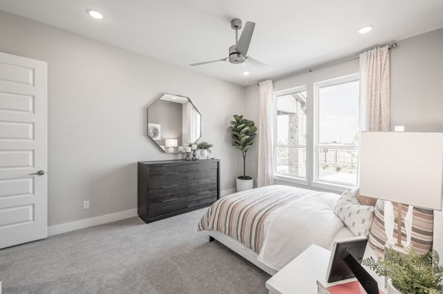Representative furnished interior of a home built from the Casoria by Tri Pointe Homes in The Estates at James Lane, Fulshear (Image 7).