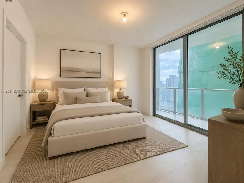 Furnished interior view inside a new home in , Miami (Image 4).