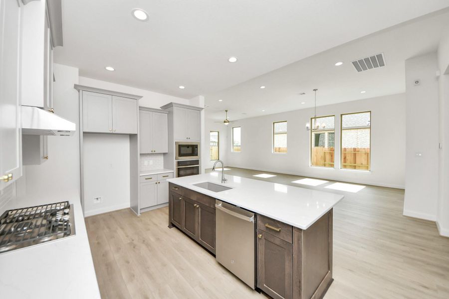 Furnished interior view inside a new home in Marvida, Cypress (Image 8).
