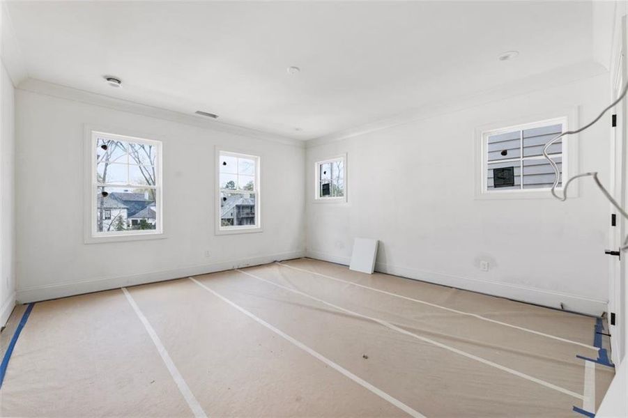 In-progress construction of a new home in , Alpharetta, GA (Image 24).