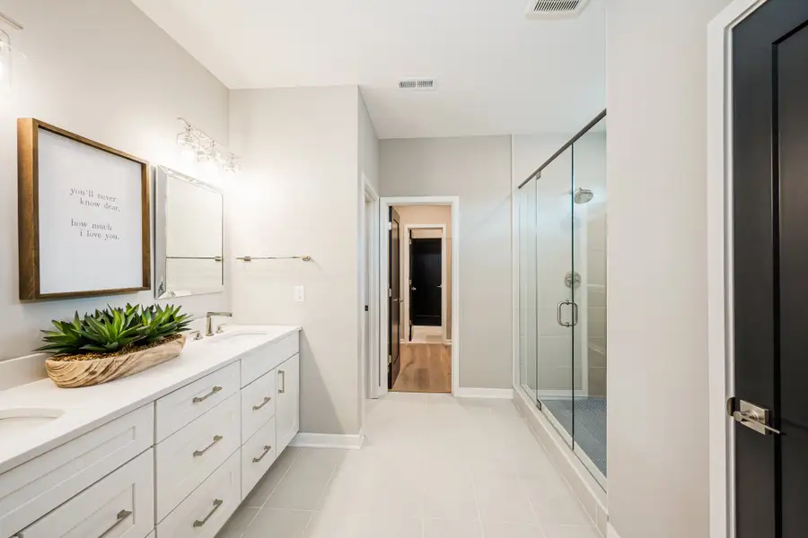 Representative furnished interior of a home built from the Olive by Fischer Homes in Leeland Farms, Fuquay Varina (Image 22).