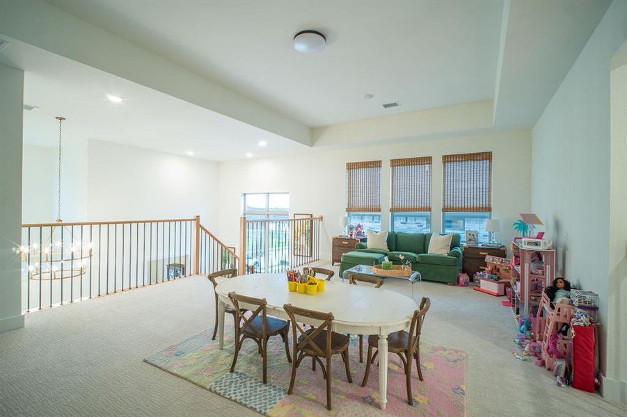 Furnished interior view inside a new home in The Homestead - 62', Rockwall (Image 23). Furnished interior view inside a new home in The Homestead - 62', Rockwall (Image 23).