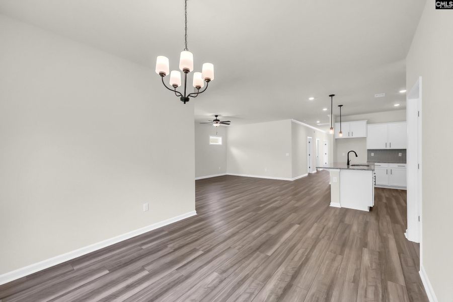 Spacious, unfurnished interior of a new home in Cottages at Roofs Pond, West Columbia (Image 7).